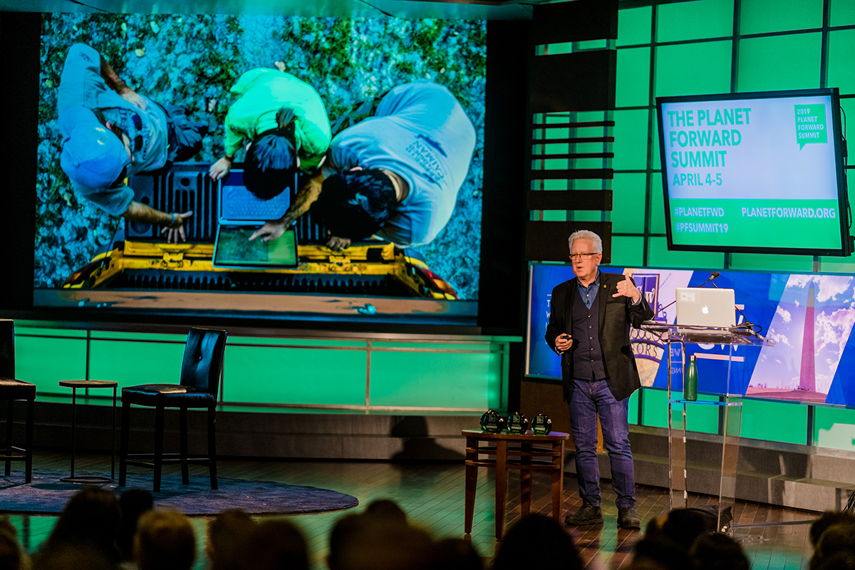 National Geographic photographer Steve Winter spoke about the responsibility we have to not only show people the natural world, but to have impact as a result of your work.